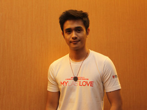 Ajun Perwira ketika premier film My Last Love di Jakarta, Januari 2012 (Foto: Abi)